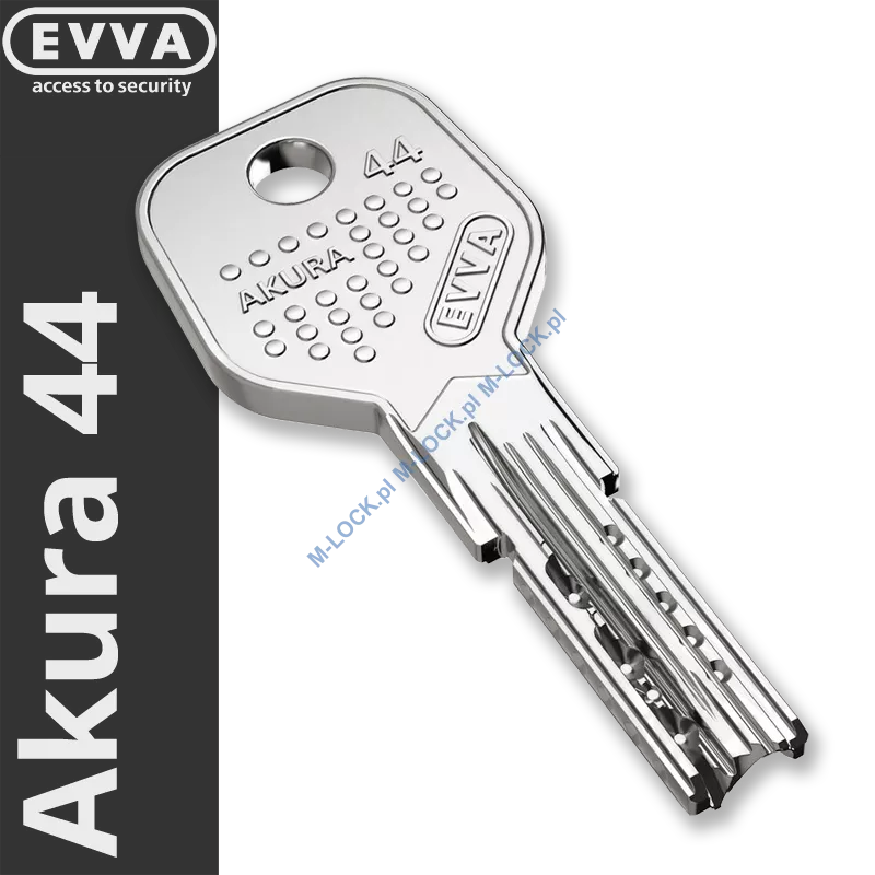 EVVA Akura 44, dorobienie klucza do karty (profil 192TB)