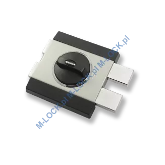 GERDA ZX-1000, zamek nawierzchniowy z cylindrem KESO 10RS Omega (kolor: nikiel satyna) - 2