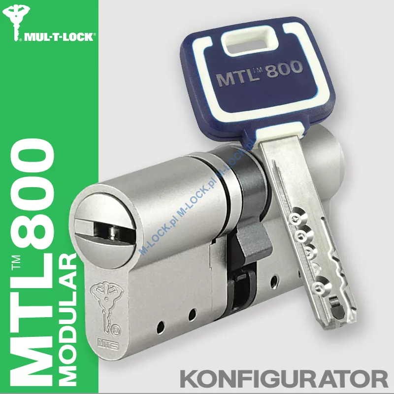 MUL-T-LOCK MTL 800 Modular / MT5+, wkładka patentowa (konfigurator)