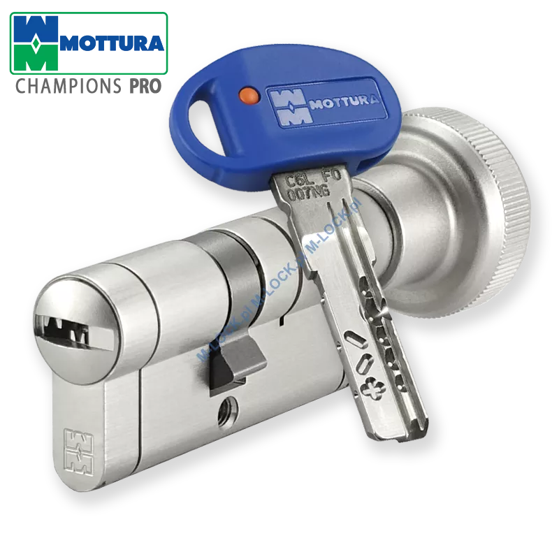 MOTTURA Champions PRO 31/41G2NN (72 mm), wkładka patentowa z pokrętłem