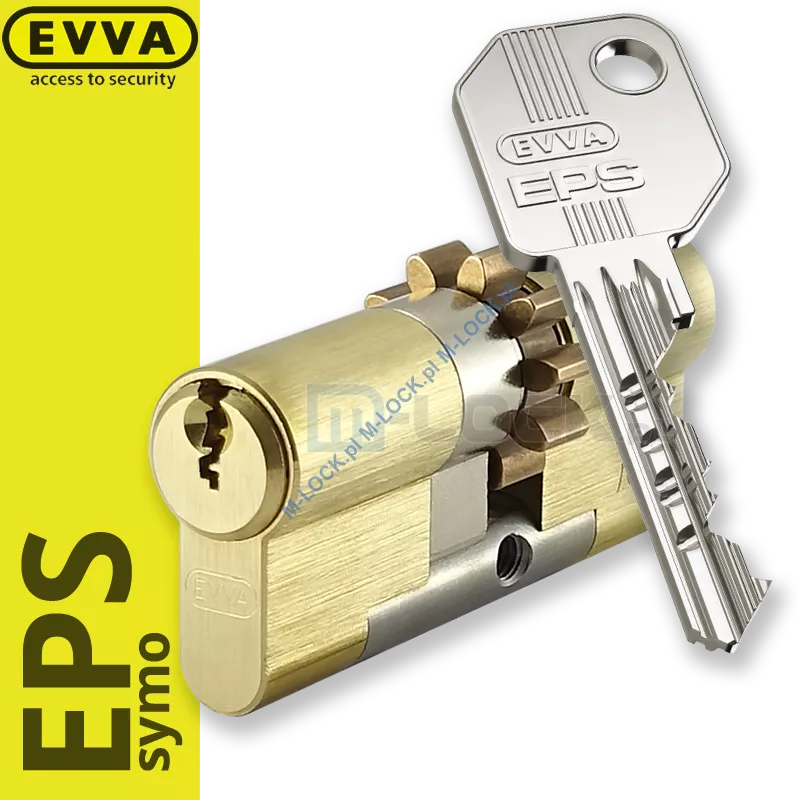 EVVA EPS 31/41ZMsymo (72 mm), wkładka patentowa do drzwi WITEX Super-Lock