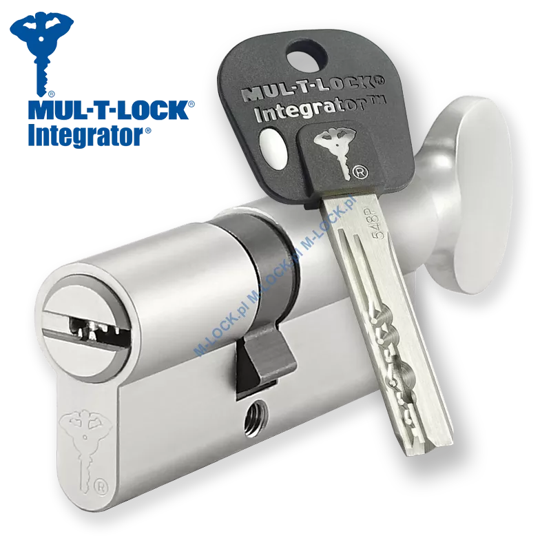 MUL-T-LOCK Integrator 31/40G1NN (71 mm), wkładka patentowa z pokrętłem