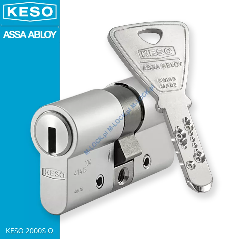 KESO 2000S Omega 30/30NN (60 mm), wkładka patentowa