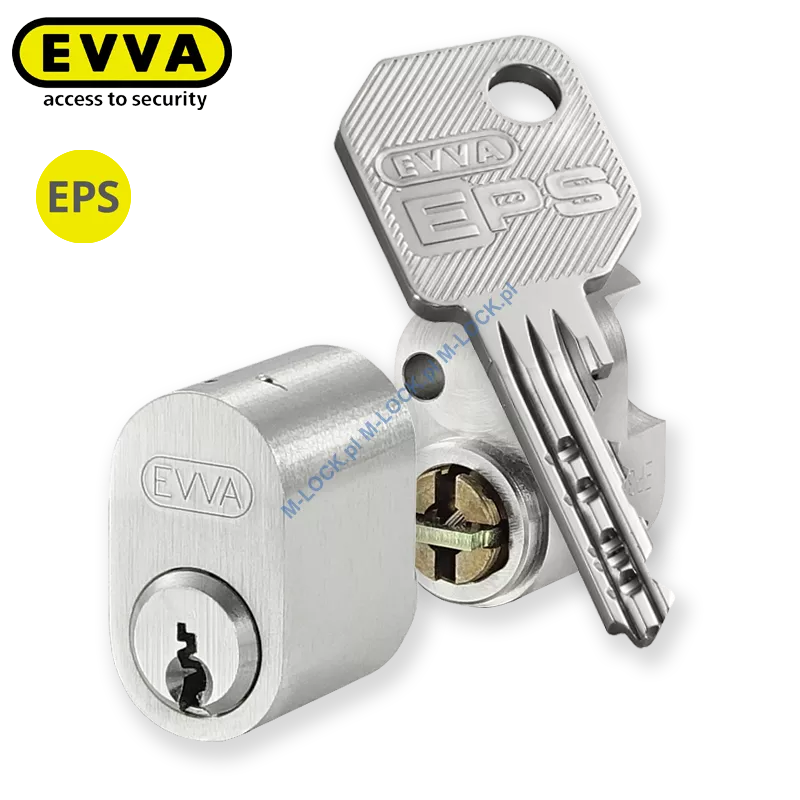 EVVA EPS 602N, cylinder owalny (skandynawski), dwustronny