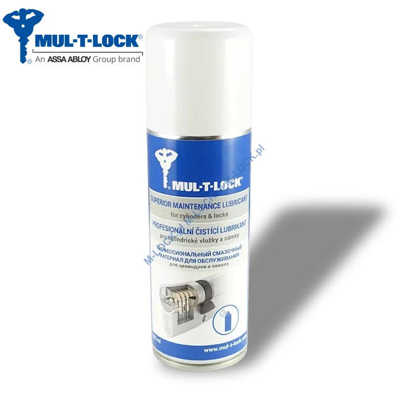 MUL-T-LOCK SPRAY, profesjonalny preparat do konserwacji zamków i cylindrów (200 ml)