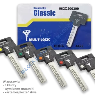 MUL-T-LOCK Classic Modular 33/68NN (101 mm), wkładka patentowa - 2