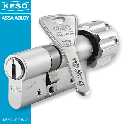 KESO 4000S Omega A.505 30/40G1NN (70 mm), wkładka patentowa z gałką