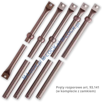 MOTTURA 38.640 zamek rozporowy na wkładkę patentową - 4