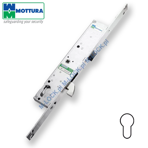 MOTTURA 47.210 zamek profilowy, klamkowy z ryglem semaforowym (hak)