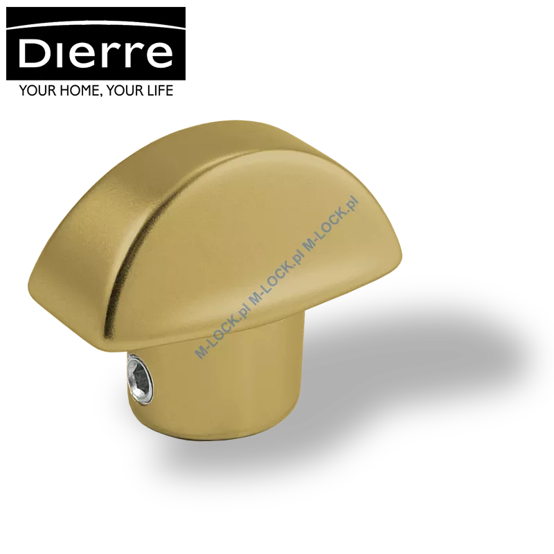 DIERRE - pokrętło G2 do wkładki profilowej, brąz anodowany