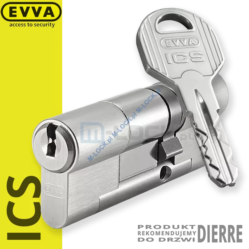 EVVA ICS 31/51NN (82 mm), wkładka patentowa do drzwi Dierre