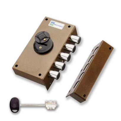 MOTTURA 20.507 zamek na klucz dwupiórowy