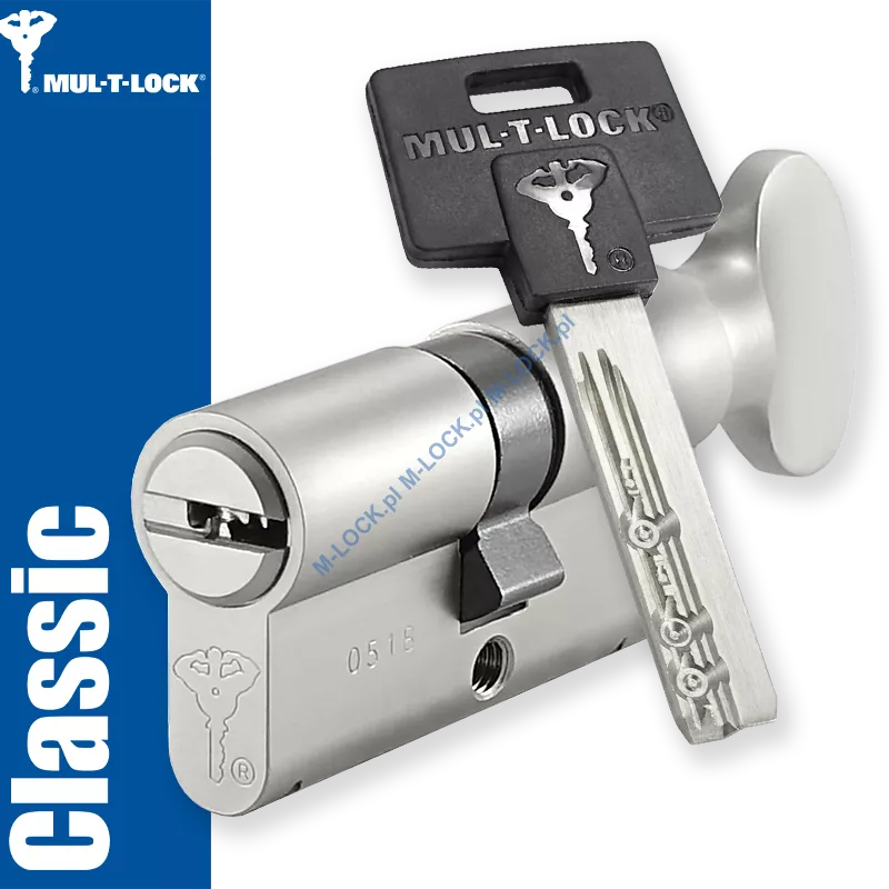 MUL-T-LOCK Classic 31/31G4NN (62 mm), wkładka patentowa z pokrętłem