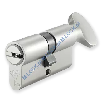 MUL-T-LOCK 7X7 30/30G1NN (60 mm), wkładka patentowa z gałką - 2