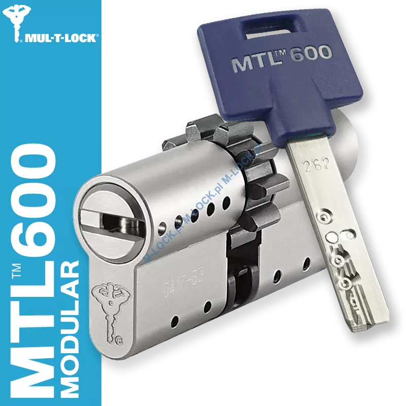MUL-T-LOCK MTL 600 Modular / Interactive+ 33/33ZN (66 mm), wkładka patentowa