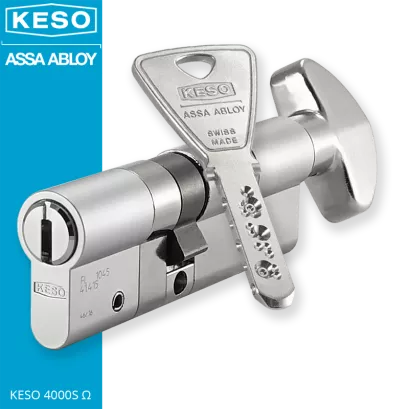 KESO 4000S Omega A.505 40/50G2NN (90 mm), wkładka patentowa z pokrętłem