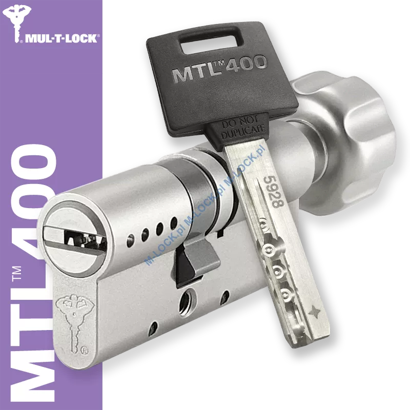 MUL-T-LOCK MTL 400 / Classic PRO 31/40G3NN (71 mm), wkładka patentowa z gałką