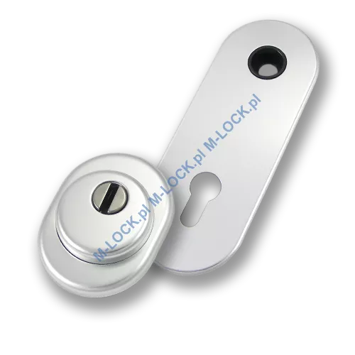 Szyld antywłamaniowy PROTECTOR AF-0238-AA, chrom matowy