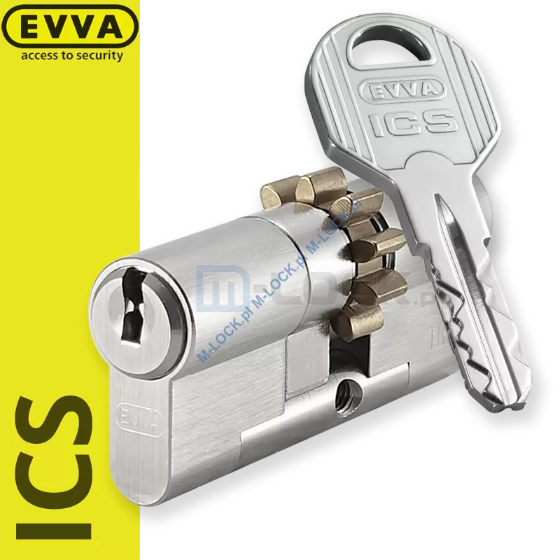 EVVA ICS 31/41ZN (72 mm), wkładka patentowa