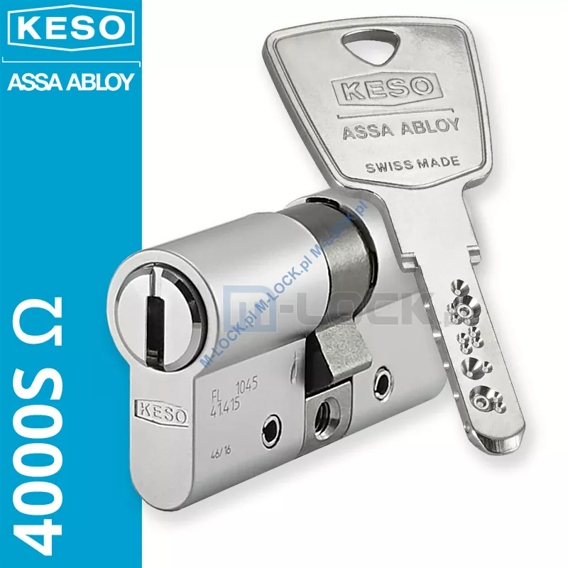 KESO 4000S Omega 30/30NN (60 mm), wkładka patentowa