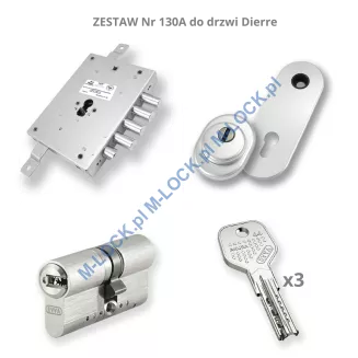 ZESTAW Nr 130A do drzwi Dierre - EVVA Akura 44 (montaż Warszawa) - 7
