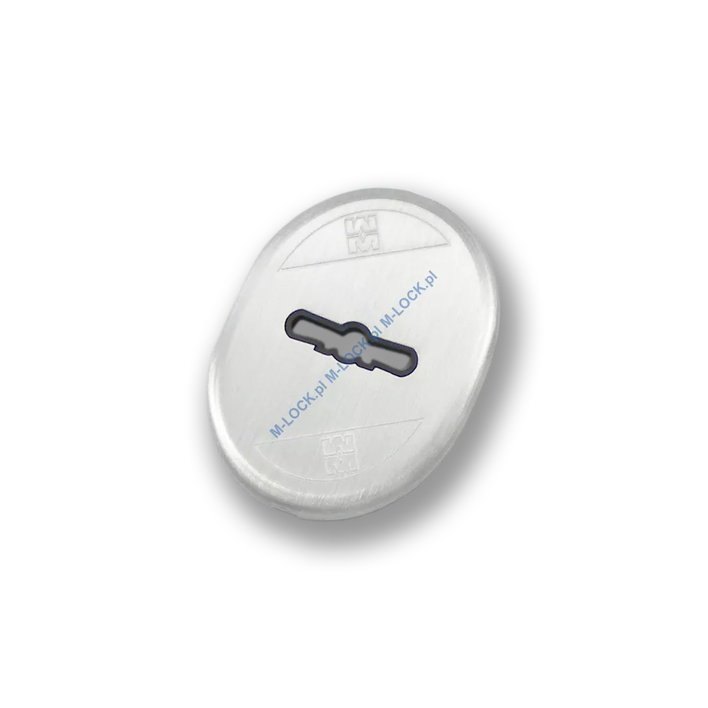 Rozeta na klucz MOTTURA 95.323CS, chrom szczotkowany