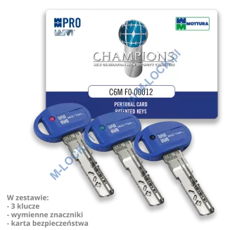 MOTTURA Champions PRO 31/36NN (67 mm), wkładka patentowa - 3