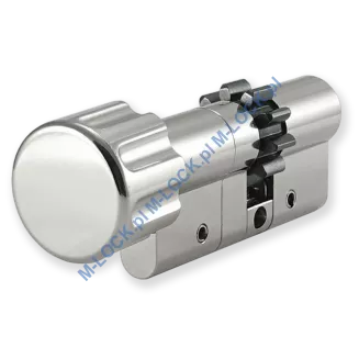 KESO 10RS Omega 30/40G1ZN (70 mm), wkładka patentowa z gałką - 3