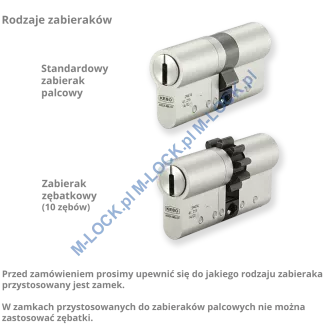 KESO 8000S Omega2 30/35ZN (65 mm), wkładka patentowa do drzwi WITEX Super-Lock - 4